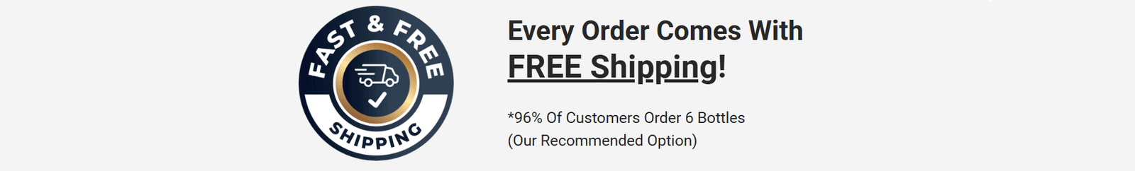 Wisdom supplement shipping