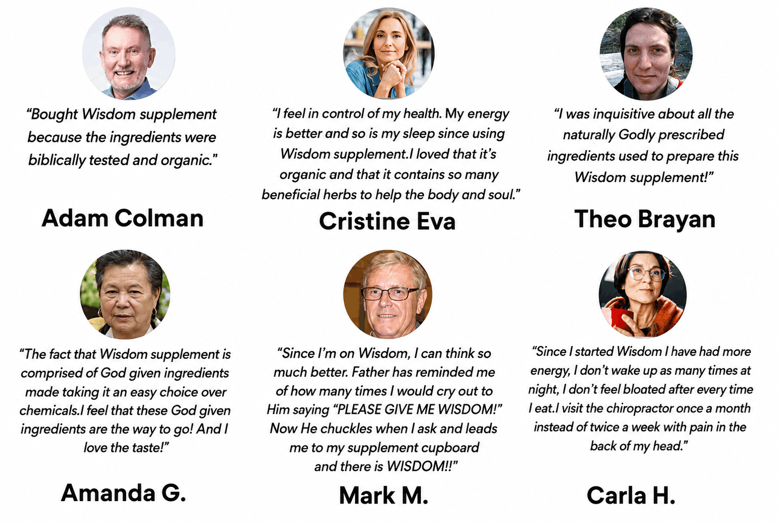 Wisdom supplement reviews